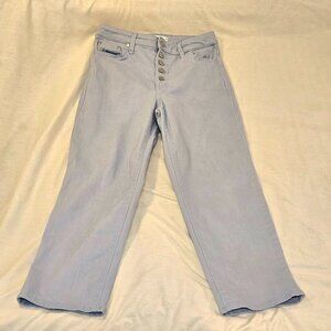 Nine West Straight Women's size 8 Light Wash Blue Denim Jeans Cotton Blend